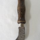Linoleum Vinyl Cutter Carpet Knife Hand Tool Big Wooden Handle Vintage
