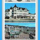 Mackinac Island Michigan Iroquois on The Beach Large Postcard Vintage 1980s