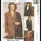 McCalls Sewing Pattern #6729 Woman's Day Collection 4 Hour Jacket Misses Sizes 12-16