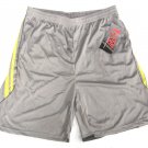 Men's Light Grey Sports Athletic Shorts with Side Stripes By 10W Apparel Size XL New