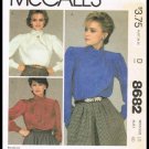 Misses Blouses McCall's Sewing Pattern No. 8682 Size 18 Vintage 1983 Misses Blouses McCall's Sewing Pattern No. 8682 Size 18 Vintage 1983