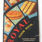Royal Cookbook By Standard Brands Incorporated Softcover Book Vintage 1930