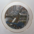 Rush Hour in Chicago's Loop Porcelain Collector Plate Franklin McMahon Vintage 1978 Rush Hour in Chicago's Loop Porcelain Collector Plate Franklin McMahon Vintage 1978