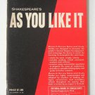 Shakespeare's As You Like It Monarch Review Notes & Study Guide Paperback Book Vintage 1964
