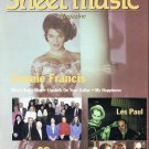Sheet Music Magazine Connie Francis Standard Piano Edition 20th Anniversary Issue Jan. Feb. 1997