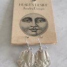 Silver Butterfly Pierced Earrings By Hearts Desire Jewelry Designs Handcrafted Vintage 1990s Silver Butterfly Pierced Earrings By Hearts Desire Jewelry Designs Handcrafted Vintage 1990s