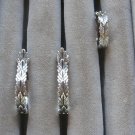 Silver Leaf Hoop Clip On Earrings & Ring 2 Piece Jewelry Set By Designer Avon Vintage 1970s Silver Leaf Hoop Clip On Earrings & Ring 2 Piece Jewelry Set By Designer Avon Vintage 1970s