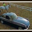 Sports Car British MGB GT MARK II Postcard Vintage 1960's