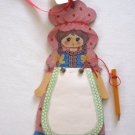 Strawberry Shortcake Doll Wooden Notepad Wall Decor Vintage 1970s Hand Crafted Strawberry Shortcake Doll Wooden Notepad Wall Decor Vintage 1970s Hand Crafted