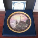 Sunrise Thomas Kinkade 9 1_4_ Commemorative Porcelain Collectors Plate Painter of Light 2000