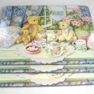 Teddy Bears Hardboard Placemats Lap Trays Tea Party Set of 3 Strong Heavy Duty
