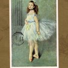 The Dancer By Renoir National Gallery of Art Washington D.C. Postcard Vintage 1960s The Dancer By Renoir National Gallery of Art Washington D.C. Postcard Vintage 1960s