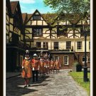Tower of London England Yeomen Warders on Church Parade Postcard Vintage 1950s Tower of London England Yeomen Warders on Church Parade Postcard Vintage 1950s
