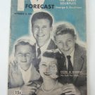 TV Forecast Guide Magazine Ozzie & Harriet Nelson Cover November 8, 1952 Vintage Softcover Book TV Forecast Guide Magazine Ozzie & Harriet Nelson Cover November 8, 1952 Vintage Softcover Book
