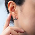 925 Sterling Silver Viking Thor Hammer Mjolnir Celtic Triquetra Stud Earrings Set