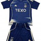 Kids Aberdeen Away Shirt Jersey Kit 25-26 Youth Soccer Football 2025-2026