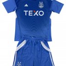 Kids Aberdeen Blue Goalkeeper Shirt Jersey Kit 25-26 Youth Soccer Football 2025-2026