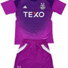 Kids Aberdeen Purple Goalkeeper Shirt Jersey Kit 25-26 Youth Soccer Football 2025-2026