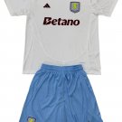 Kids Aston Villa Away Shirt Jersey Kit 24-25 Youth Soccer Football 2024-2025