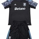 Kids Aston Villa Away Shirt Jersey Kit 25-26 Youth Soccer Football 2025-2026