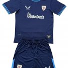 Kids Athletic Bilbao Away Shirt Jersey Kit 25-26 Youth Soccer Football 2025-2026