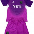 Kids Austin FC Pink Goalkeeper Shirt Jersey Kit 25-26 Youth Soccer Football 2025-2026