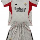 Kids Benfica Away Shirt Jersey Kit 25-26 Youth Soccer Football 2025-2026