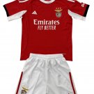 Kids Benfica Home Shirt Jersey Kit 25-26 Youth Soccer Football 2025-2026