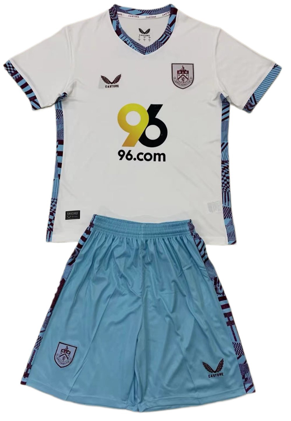 Kids Burnley 3rd Third Shirt Jersey Kit 24-25 Youth Soccer Football 2024-2025