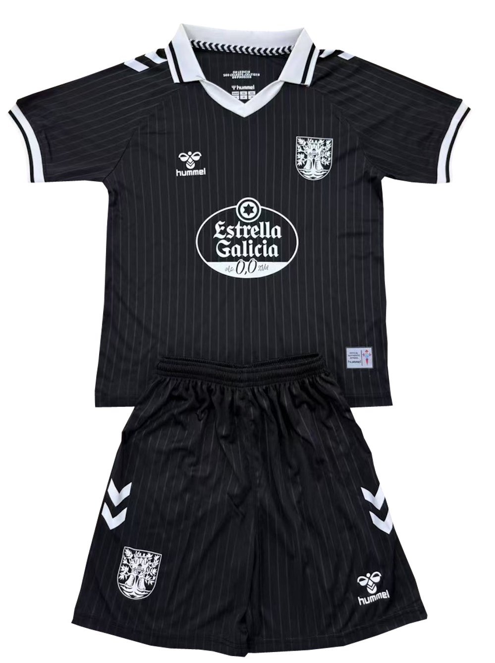 Kids Celta Vigo Black Special Shirt Jersey Kit 24-25 Youth Soccer Football 2024-2025