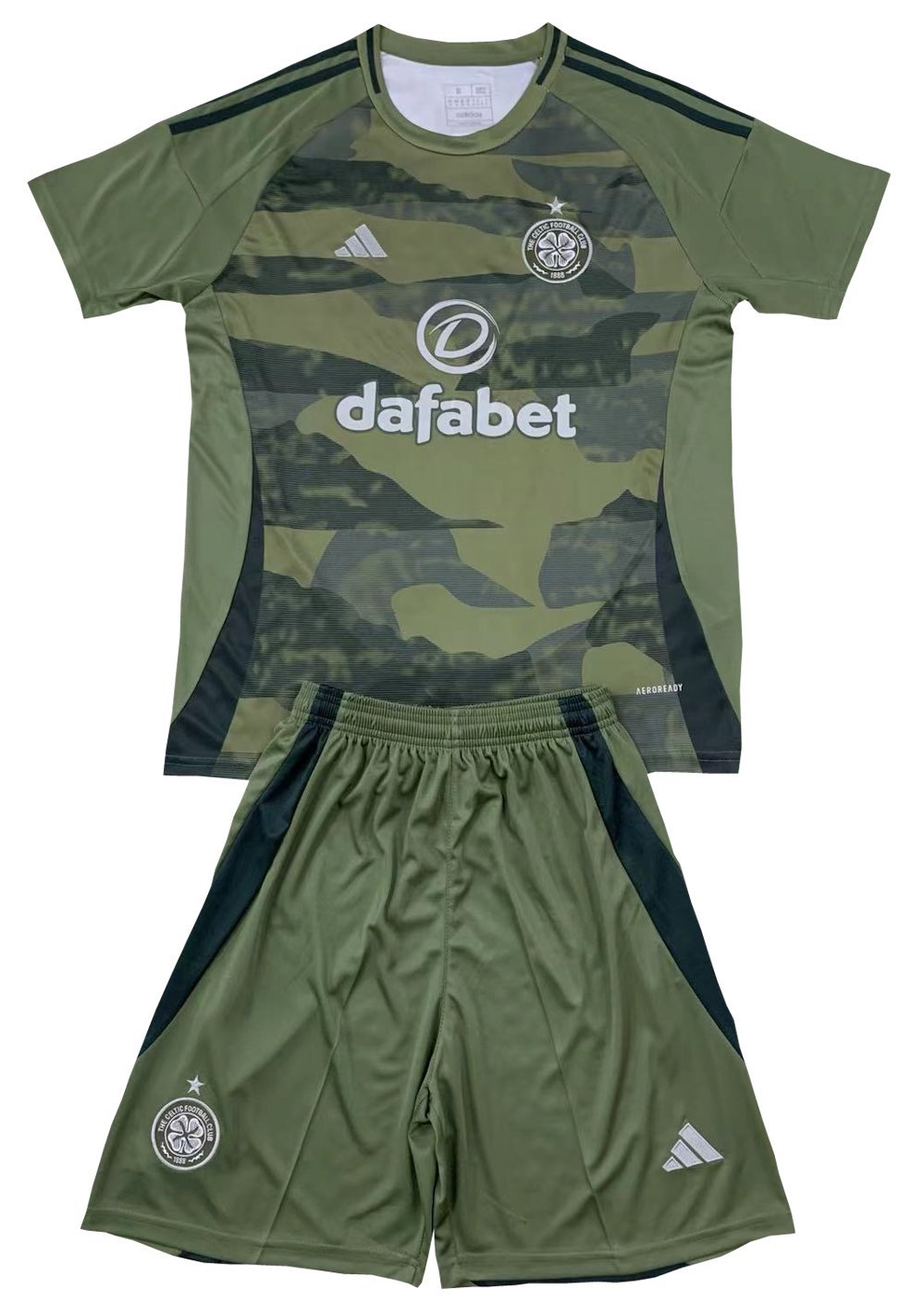 Kids Celtic FC 3rd Third Shirt Jersey Kit 24-25 Youth Soccer Football 2024-2025