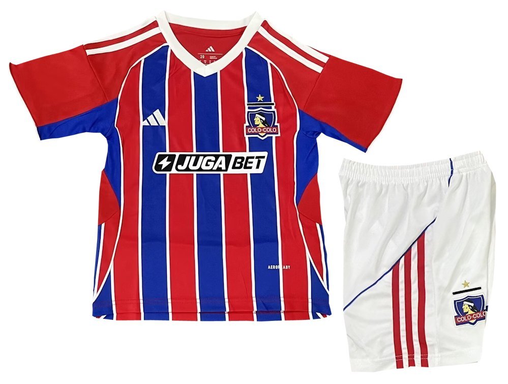 Kids Colo Colo 3rd Third Shirt Jersey Kit 25-26 Youth Soccer Football 2025-2026