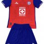 Kids Cruz Azul 3rd Third Shirt Jersey Kit 24-25 Youth Soccer Football 2024-2025
