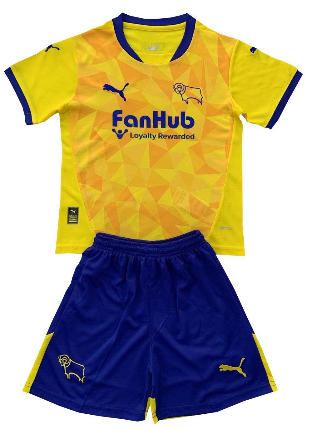 Kids Derby County 3rd Third Shirt Jersey Kit 24-25 Youth Soccer Football 2024-2025