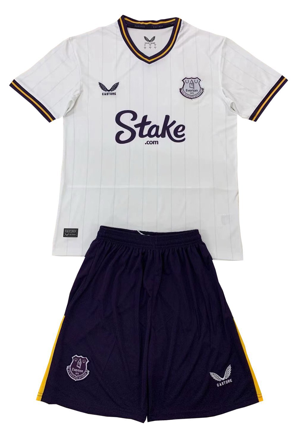 Kids Everton 3rd Third Shirt Jersey Kit 24-25 Youth Soccer Football 2024-2025