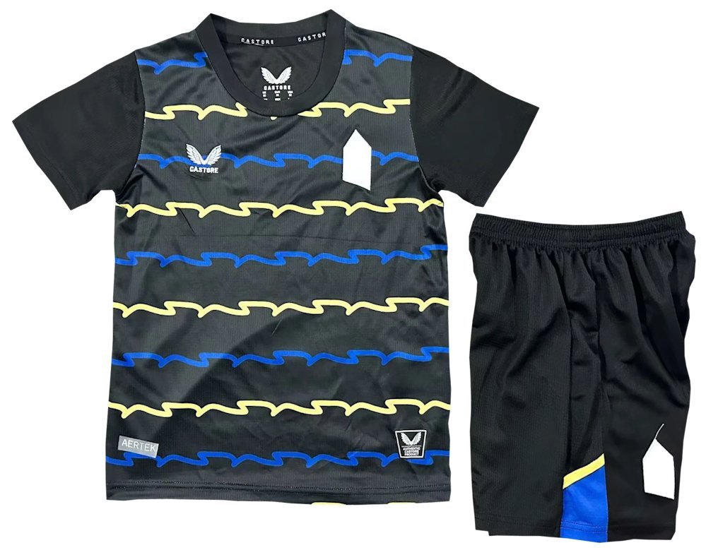 Kids Everton 3rd Third Shirt Jersey Kit 25-26 Youth Soccer Football 2025-2026