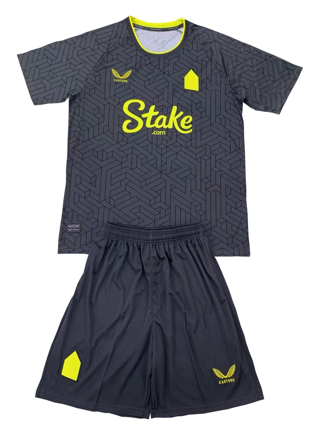 Kids Everton Away Shirt Jersey Kit 24-25 Youth Soccer Football 2024-2025