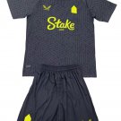 Kids Everton Away Shirt Jersey Kit 24-25 Youth Soccer Football 2024-2025