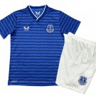 Kids Everton Home Shirt Jersey Kit 25-26 Youth Soccer Football 2025-2026