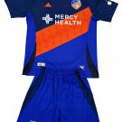 Kids FC Cincinnati Home Shirt Jersey Kit 25-26 Youth Soccer Football 2025-2026