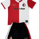 Kids Feyenoord Home Shirt Jersey Kit 25-26 Youth Soccer Football 2025-2026