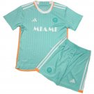 Kids Inter Miami 3rd Third Shirt Jersey Kit 24-25 Youth Soccer Football 2024-2025