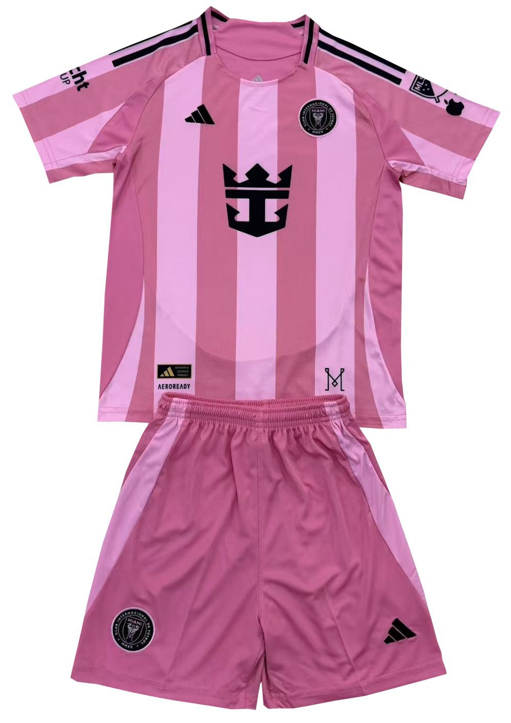 Kids Inter Miami Home Shirt Jersey Kit 25-26 Youth Soccer Football 2025-2026