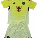 Kids Inter Miami Yellow Goalkeeper Shirt Jersey Kit 25-26 Youth Soccer Football 2025-2026