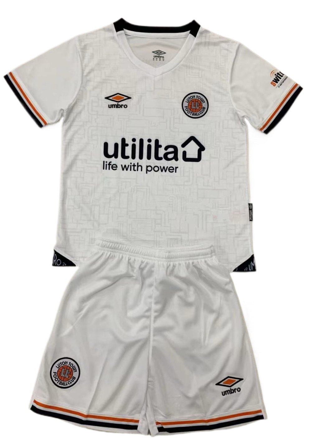 Kids Luton Town 3rd Third Shirt Jersey Kit 24-25 Youth Soccer Football 2024-2025