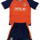 Kids Luton Town Home Shirt Jersey Kit 25-26 Youth Soccer Football 2025-2026