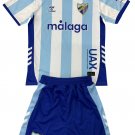 Kids Malaga CF Home Shirt Jersey Kit 25-26 Youth Soccer Football 2025-2026