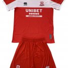 Kids Middlesbrough Home Shirt Jersey Kit 24-25 Youth Soccer Football 2024-2025