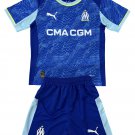 Kids Olympique Marseille 3rd Third Shirt Jersey Kit 25-26 Youth Soccer Football 2025-2026
