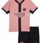 Kids Paris Saint Germain 3rd Third Shirt Jersey Kit 24-25 Youth Soccer Football 2024-2025